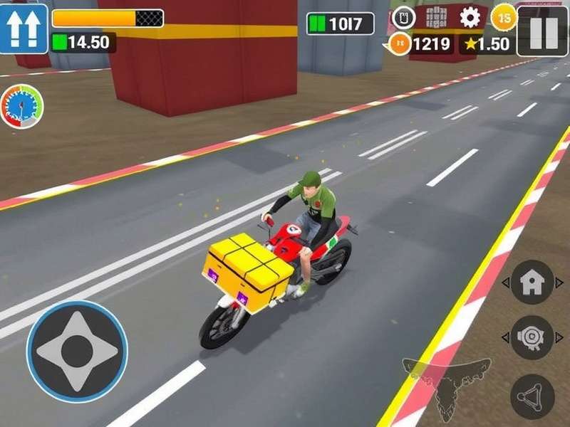 Speed Courier Game Screenshot